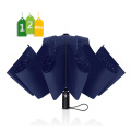 OEM Amazon 12K Inversé Umbrel à vent automatique 3 parapluie inverse pliant